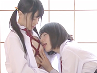 【レズ】陽木かれん/土屋あさみ　ロリキュートな制服JKたちが初々しくレズキスを交わしたり69でお互いの気持ちイイ所を舐め合っちゃう女同士の百合エッチ ShareVideos　女の子のための無料H動画